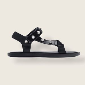 Zara Slide Sandals with Pearls